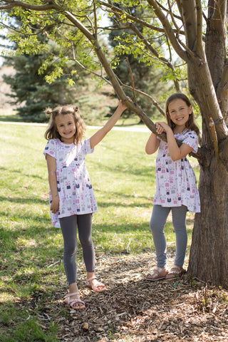 Catsplosion Tunic-Dresses-Sparkledots - Little Jo Lemon-Stella Violet Boutique in Arvada, Colorado