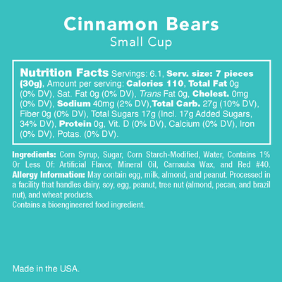 Cinnamon Gummy Bears-Candy-Candy Club-Stella Violet Boutique in Arvada, Colorado