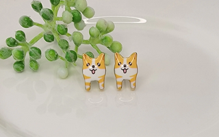 Betty Oh Corgi Earrings-Betty Oh-Stella Violet Boutique in Arvada, Colorado