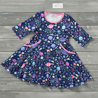 Cosmic Cutie Twirl Dress-Dress-Pete & Lucy-Stella Violet Boutique in Arvada, Colorado