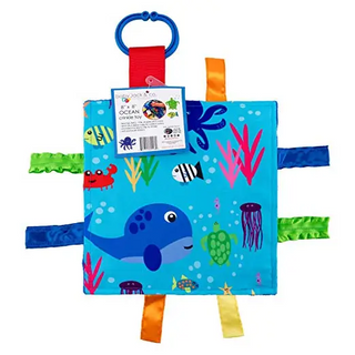 Crinkle Tag Square 8"x 8"-Baby Gift Sets-Baby Jack and Company-Stella Violet Boutique in Arvada, Colorado
