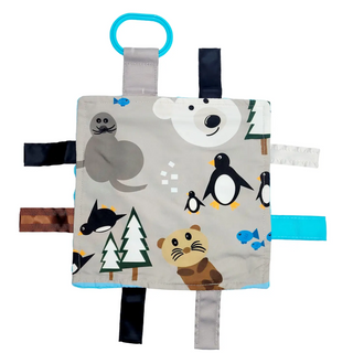 Crinkle Tag Square 8"x 8"-Baby Gift Sets-Baby Jack and Company-Stella Violet Boutique in Arvada, Colorado