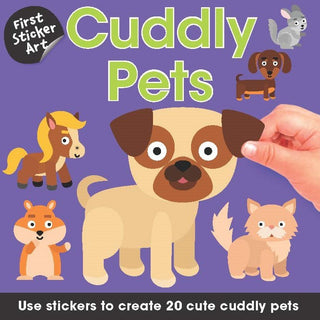Cuddly Pets: First Sticker Art-Book-Sourcebooks-Stella Violet Boutique in Arvada, Colorado