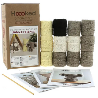 DIY Crochet Kit - Jungle Friends-Craft Kit-Hoooked-Stella Violet Boutique in Arvada, Colorado