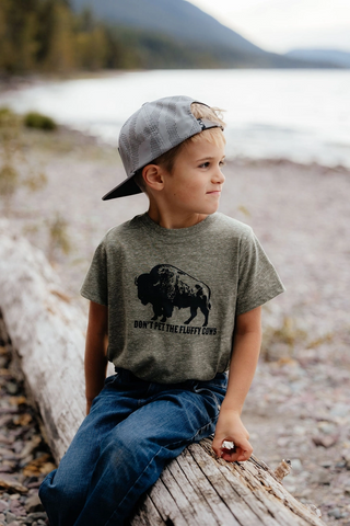 Don't Pet the Fluffy Cows Graphic Tee-Clothing-Made of Mountains-Stella Violet Boutique in Arvada, Colorado