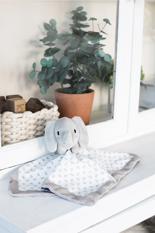 Elephant Lovey Blanket-Swaddle-Pearhead-Stella Violet Boutique in Arvada, Colorado