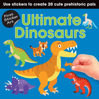 Ultimate Dinosaurs: First Sticker Art-Book-Sourcebooks-Stella Violet Boutique in Arvada, Colorado