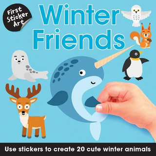 Winter Friends: First Sticker Art-Book-Sourcebooks-Stella Violet Boutique in Arvada, Colorado