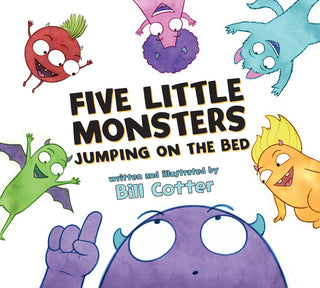 Five Little Monsters Jumping on the Bed-Book-Sourcebooks-Stella Violet Boutique in Arvada, Colorado