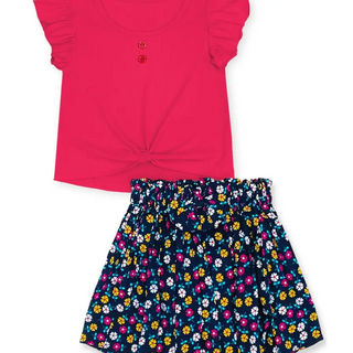 Floral Skirt Set-Shirts & Tops-Cutie Patootie-Stella Violet Boutique in Arvada, Colorado