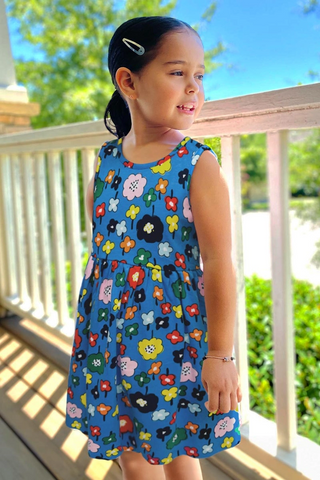 Floral Summer Dress-Shirts & Tops-Cutie Patootie-Stella Violet Boutique in Arvada, Colorado