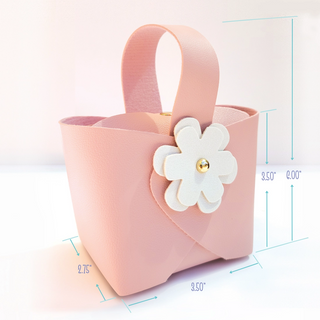 Pink Mini Flower Gift Bag-Gift Bag-Girl Nation-Stella Violet Boutique in Arvada, Colorado