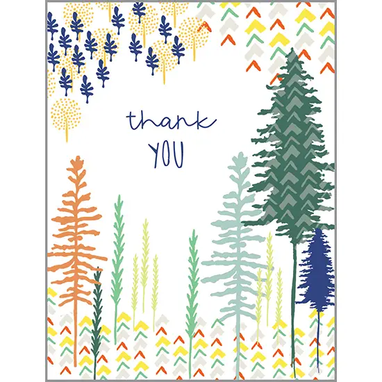 Forest Thank You Card-Greeting Card-Gina B Designs-Stella Violet Boutique in Arvada, Colorado