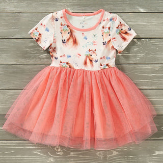 Garden Gallop Tulle Dress-Dress-Pete & Lucy-Stella Violet Boutique in Arvada, Colorado