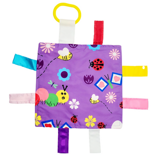 Crinkle Tag Square 8"x 8"-Baby Gift Sets-Baby Jack and Company-Stella Violet Boutique in Arvada, Colorado