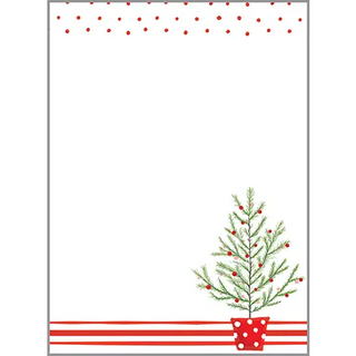 Holiday Memo Pad - Polka Dot Tree-Notepad-Gina B Designs-Stella Violet Boutique in Arvada, Colorado