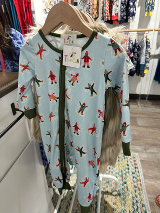 Snow Day Zip Romper-Dress-Wellington Design Co - TwoCan-Stella Violet Boutique in Arvada, Colorado