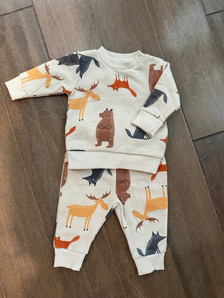 Wildwood Explorer Fleece Set-Baby & Toddler Outfits-Bon Bebe-Stella Violet Boutique in Arvada, Colorado