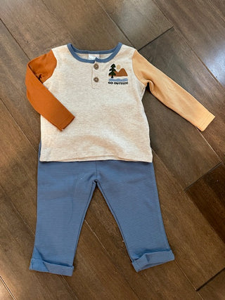 Trail Scout 2-Piece Set-Baby & Toddler Outfits-Bon Bebe-Stella Violet Boutique in Arvada, Colorado