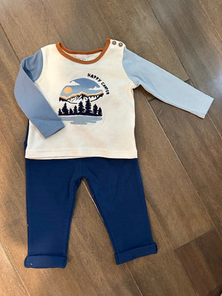 Happy Camper 2-Piece Set-Baby & Toddler Outfits-Bon Bebe-Stella Violet Boutique in Arvada, Colorado