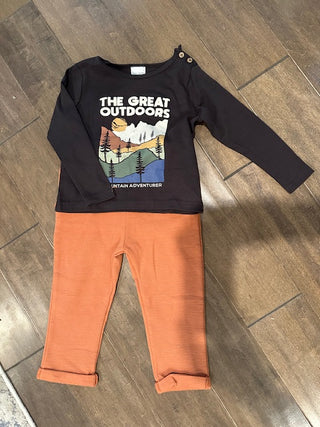 The Great Outdoors 2-Piece Set-Baby & Toddler Outfits-Bon Bebe-Stella Violet Boutique in Arvada, Colorado
