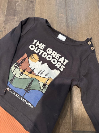 The Great Outdoors 2-Piece Set-Baby & Toddler Outfits-Bon Bebe-Stella Violet Boutique in Arvada, Colorado