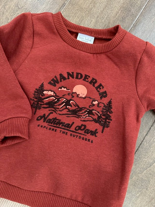 Wanderer Fleece + Cord Set-Baby & Toddler Outfits-Bon Bebe-Stella Violet Boutique in Arvada, Colorado