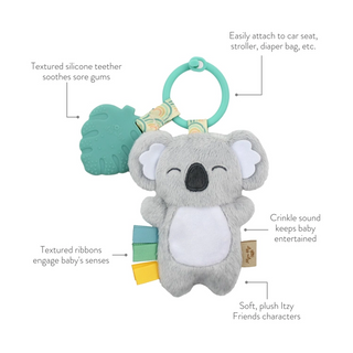 Itzy Pal™ Plush + Teether-Toys-Itzy Ritzy-Stella Violet Boutique in Arvada, Colorado