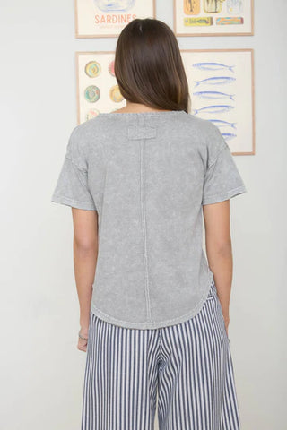 Everyday Exposed Seam Tee-Shirts & Tops-Blu Pepper-Stella Violet Boutique in Arvada, Colorado