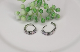 Gemstone Huggie Earrings-Earrings-Betty Oh-Stella Violet Boutique in Arvada, Colorado