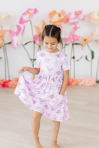Jurassic Joy Twirl Dress-Dresses-Mila & Rose-Stella Violet Boutique in Arvada, Colorado