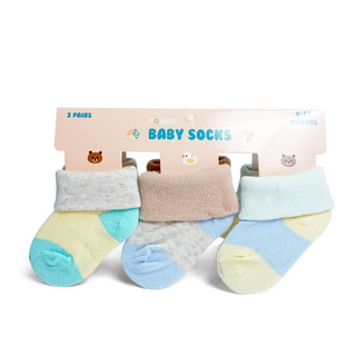 Two Toned Babies Socks-Socks-Selini NY-Stella Violet Boutique in Arvada, Colorado