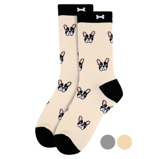 Women's French Bulldog Socks-Socks-Selini NY-Stella Violet Boutique in Arvada, Colorado