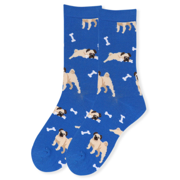 Women's Pug Socks-Socks-Selini NY-Stella Violet Boutique in Arvada, Colorado