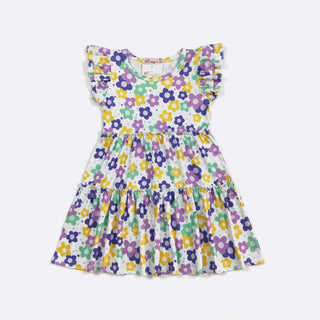 Mardi Daisy Girls Dress-Dress-Clover Cottage-Stella Violet Boutique in Arvada, Colorado