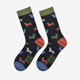 Men's Bamboo Socks - Sausage Dog-Socks-Sock Talk-Stella Violet Boutique in Arvada, Colorado