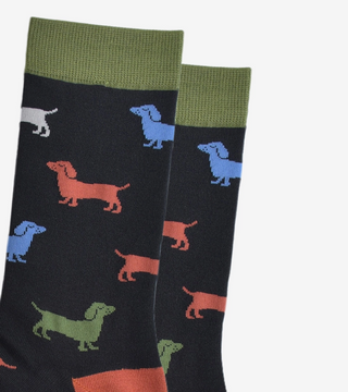 Men's Bamboo Socks - Sausage Dog-Socks-Sock Talk-Stella Violet Boutique in Arvada, Colorado