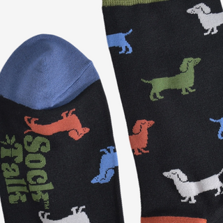 Men's Bamboo Socks - Sausage Dog-Socks-Sock Talk-Stella Violet Boutique in Arvada, Colorado