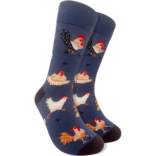 Men's Socks - Chicken-Socks-Imagery Socks-Stella Violet Boutique in Arvada, Colorado