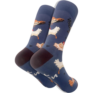 Men's Socks - Chicken-Socks-Imagery Socks-Stella Violet Boutique in Arvada, Colorado