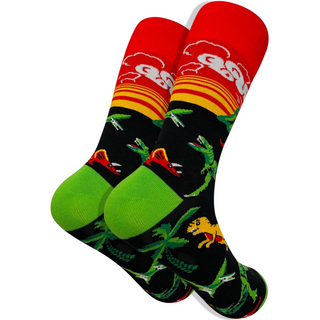 Men's Socks - Dinosaurs-Socks-Imagery Socks-Stella Violet Boutique in Arvada, Colorado