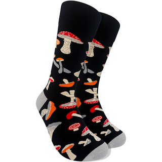 Men's Socks - Mushrooms-Socks-Imagery Socks-Stella Violet Boutique in Arvada, Colorado