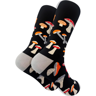 Men's Socks - Mushrooms-Socks-Imagery Socks-Stella Violet Boutique in Arvada, Colorado