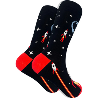 Men's Socks - Rockets-Socks-Imagery Socks-Stella Violet Boutique in Arvada, Colorado