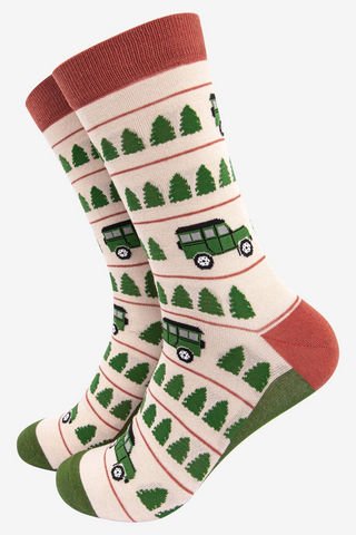 Men's Bamboo Socks - Off Road Vehicle-Socks-Sock Talk-Stella Violet Boutique in Arvada, Colorado