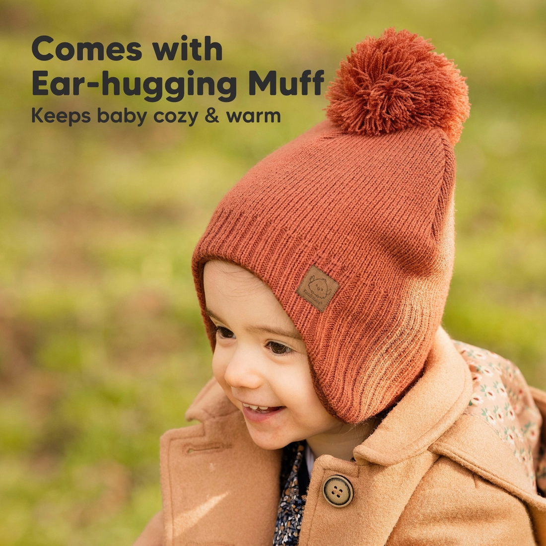 Muff Baby Beanie-Baby & Toddler Hats-KeaBabies-Stella Violet Boutique in Arvada, Colorado