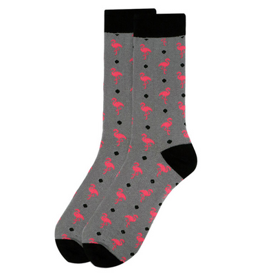 Men's Flamingos Socks-Socks-Selini NY-Stella Violet Boutique in Arvada, Colorado