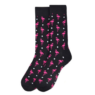 Men's Flamingos Socks-Socks-Selini NY-Stella Violet Boutique in Arvada, Colorado