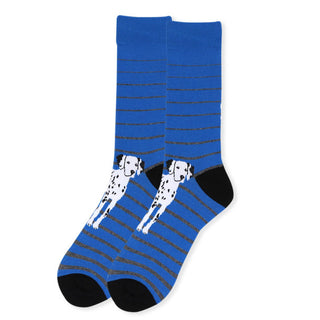 Men's Dalmation Dogs Socks-Socks-Selini NY-Stella Violet Boutique in Arvada, Colorado