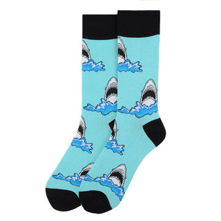 Men's Shark Socks-Socks-Selini NY-Stella Violet Boutique in Arvada, Colorado